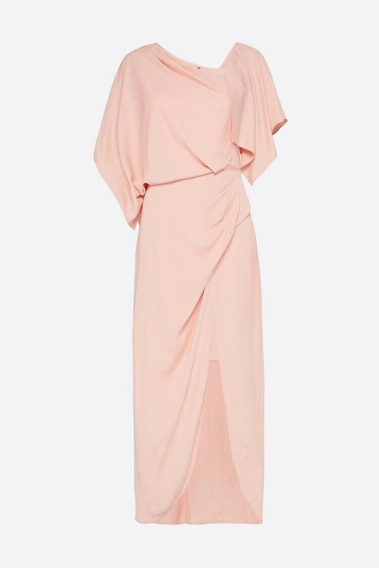 Asymmetrical Games Dress Pastel Pink
