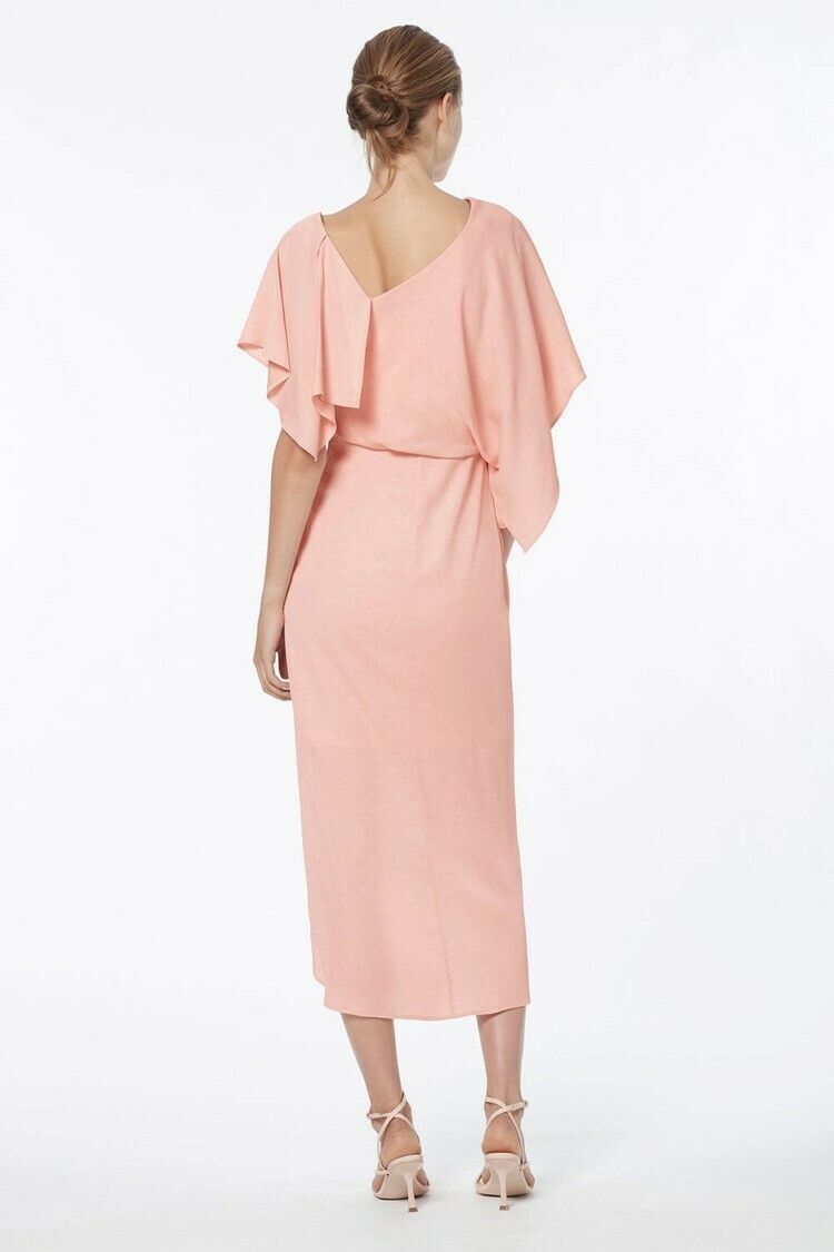Asymmetrical Games Dress Pastel Pink