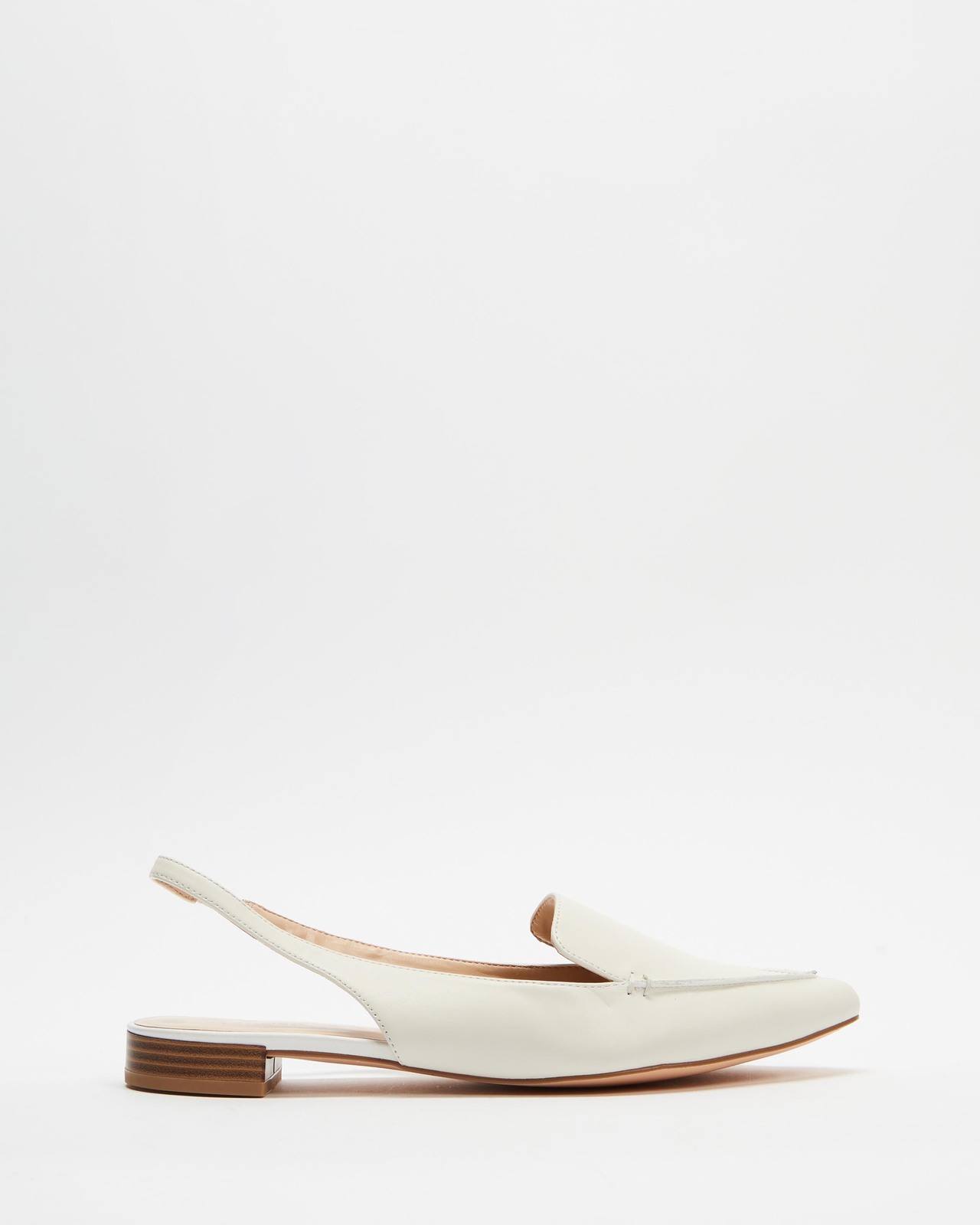 Solly Sling Back Leather Flats