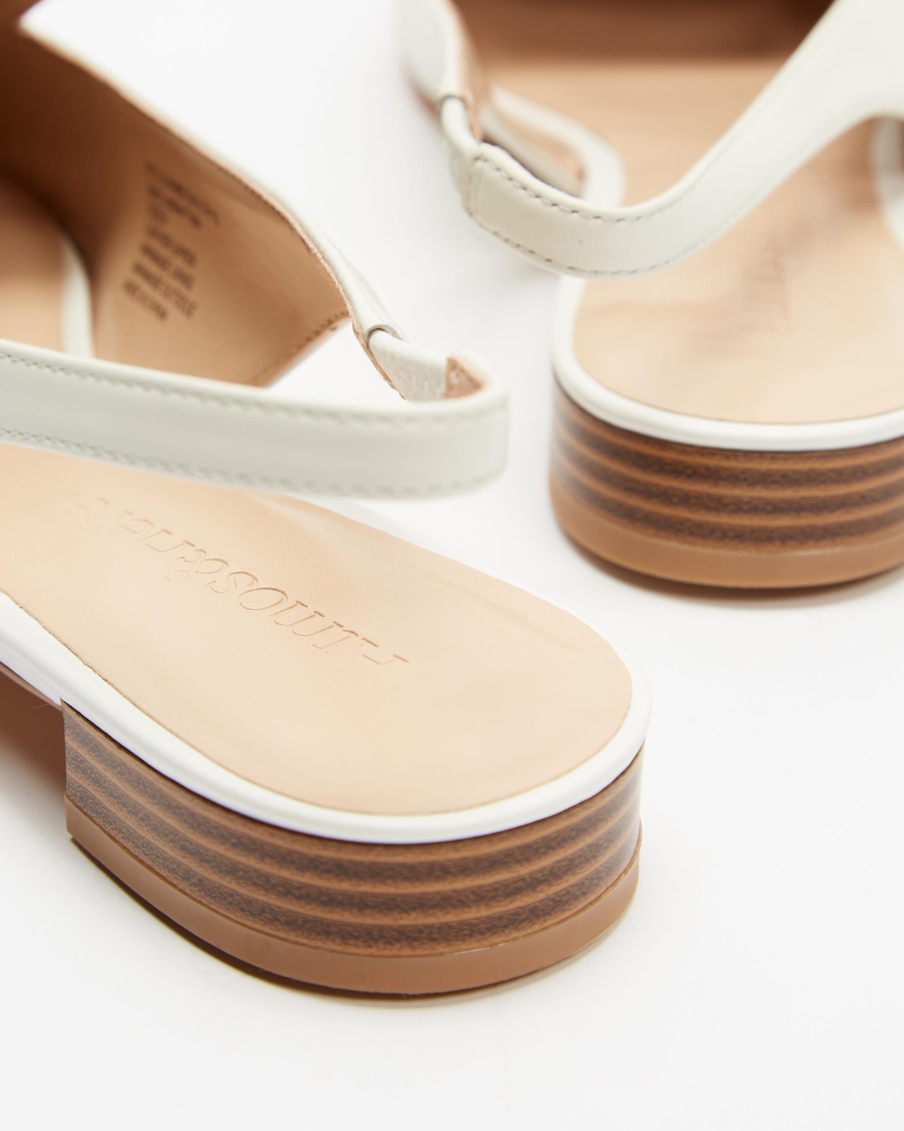 Solly Sling Back Leather Flats