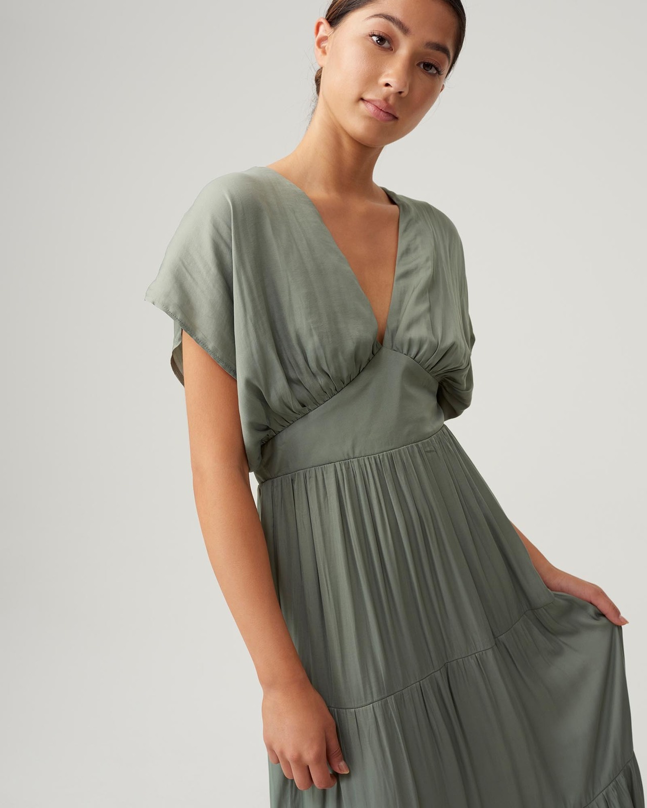 knee length dresses for ladies Ezra Dress (Turquoise) – Gabi Swimwear main image 0