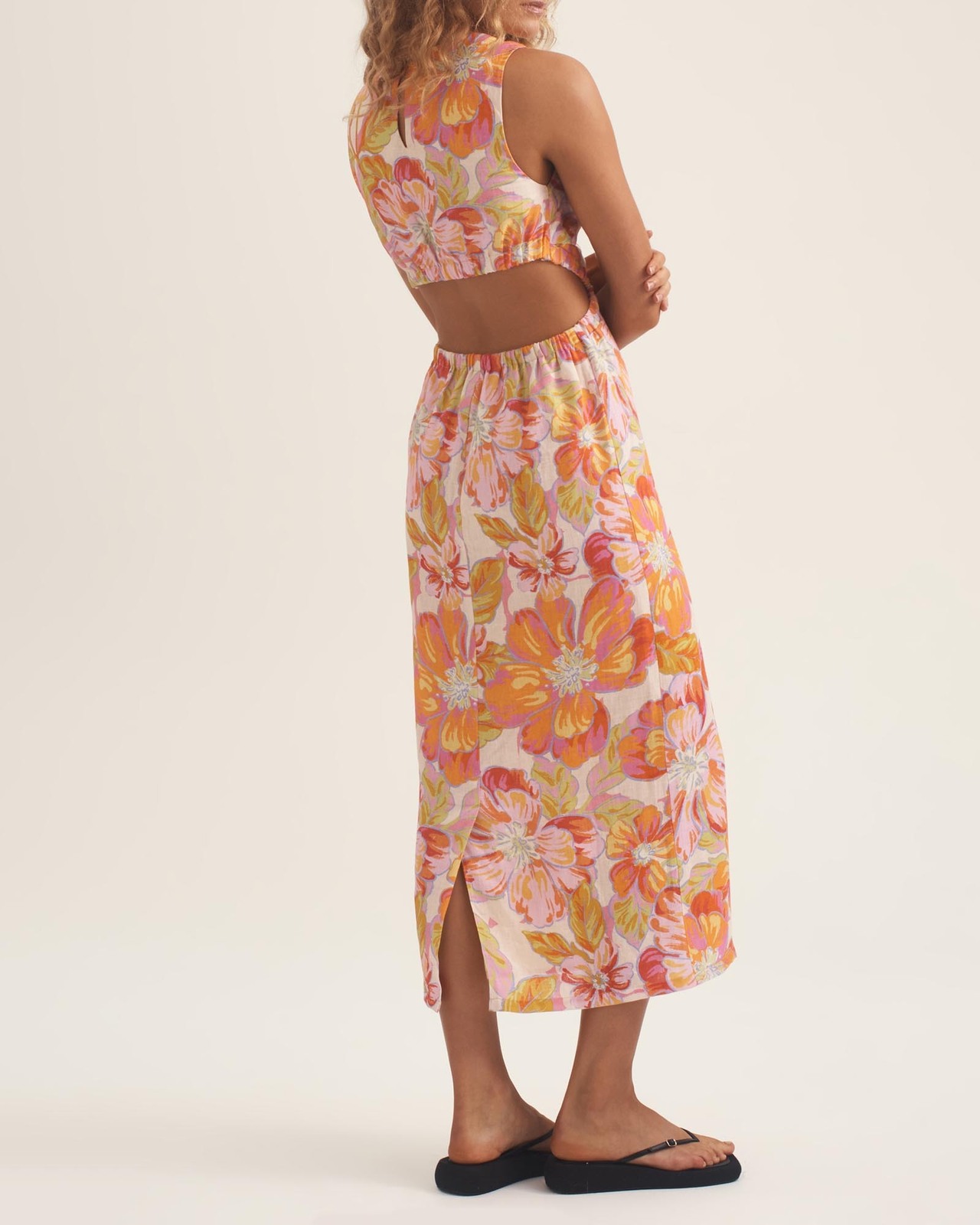 open lace back dress Lupita Dress