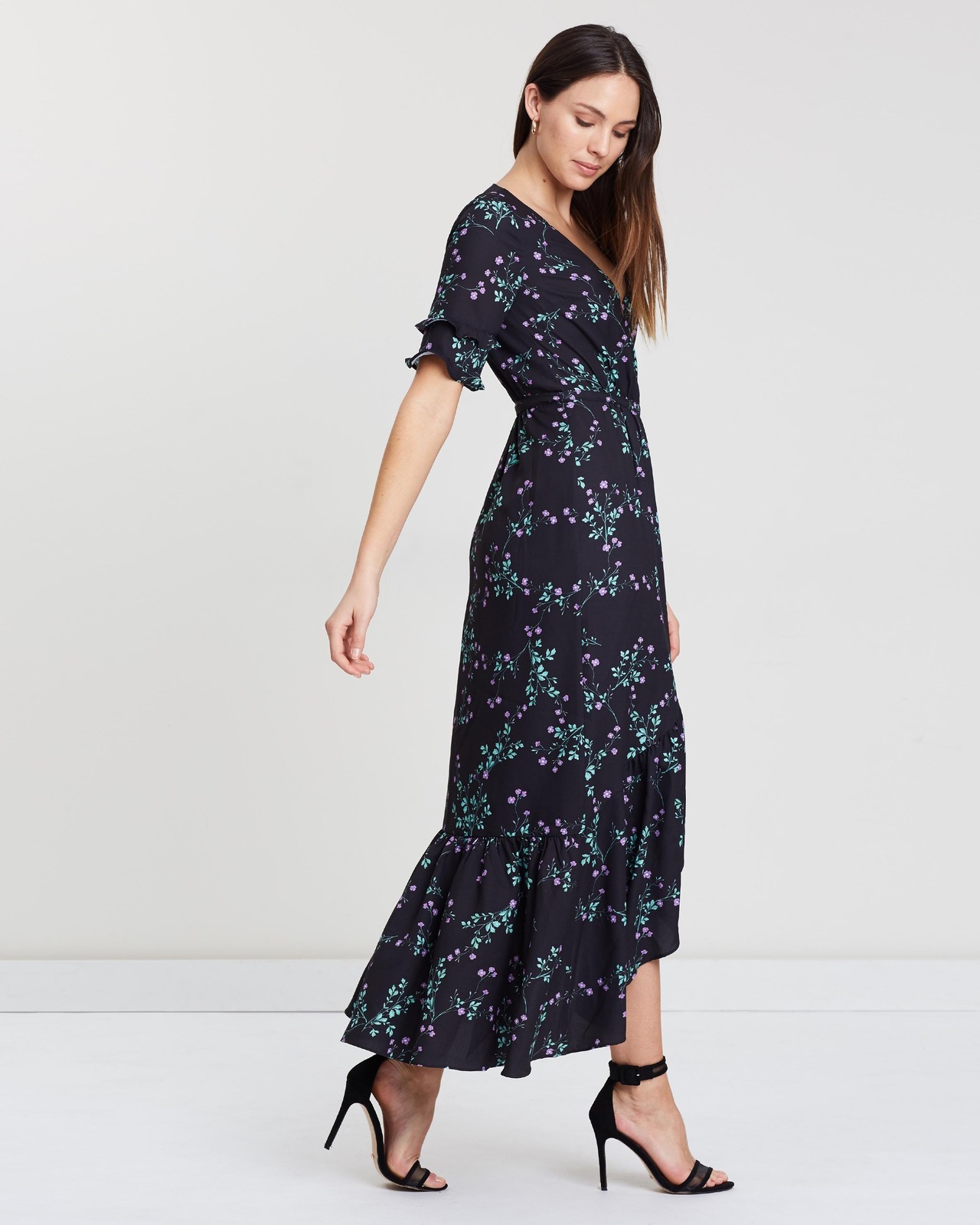 Firefly Tie Maxi Wrap Dress