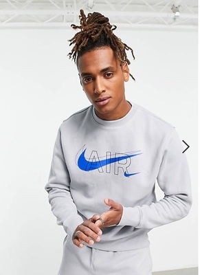 nike grid crew sweatshirt