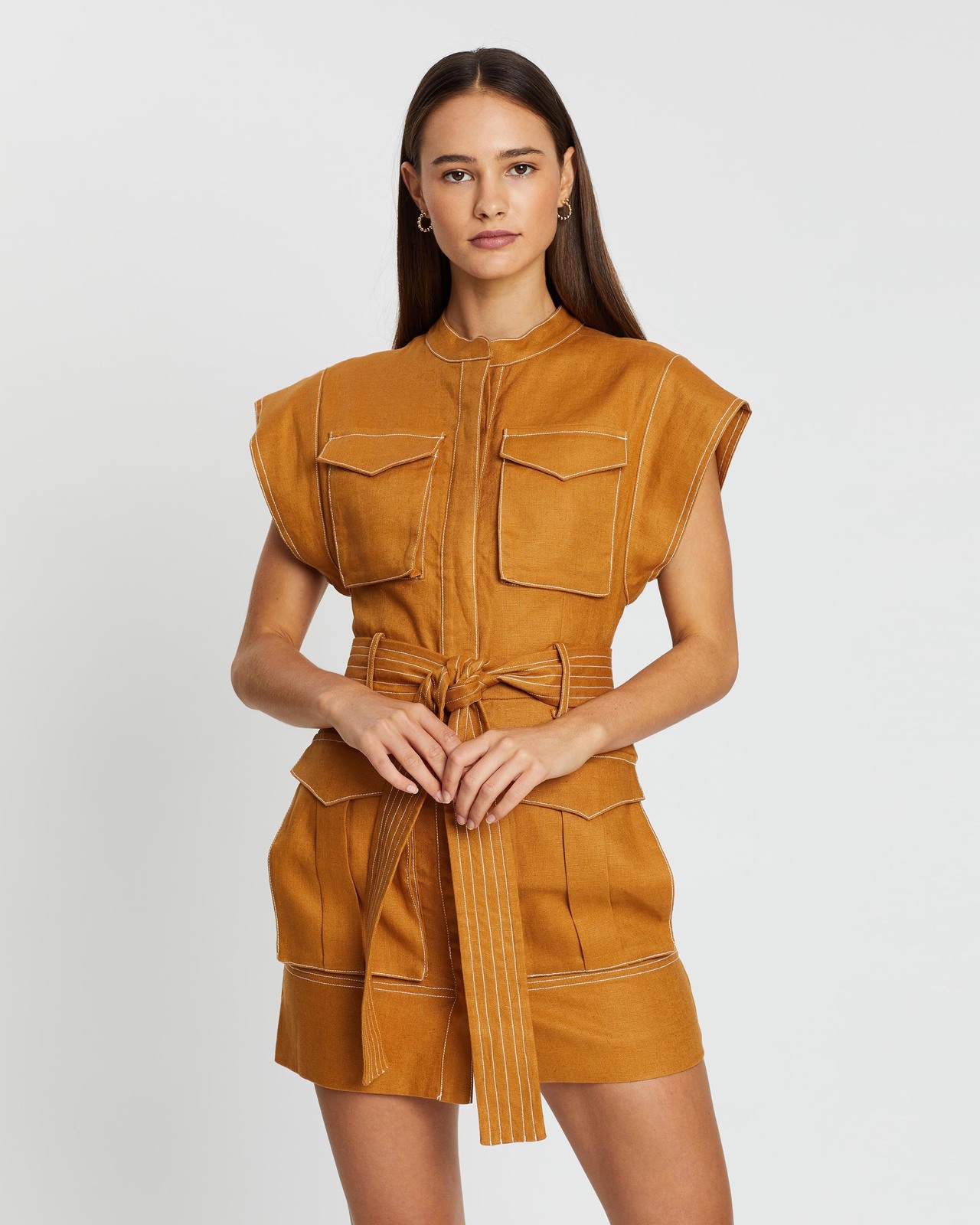Eames Utility Mini Shirt Dress