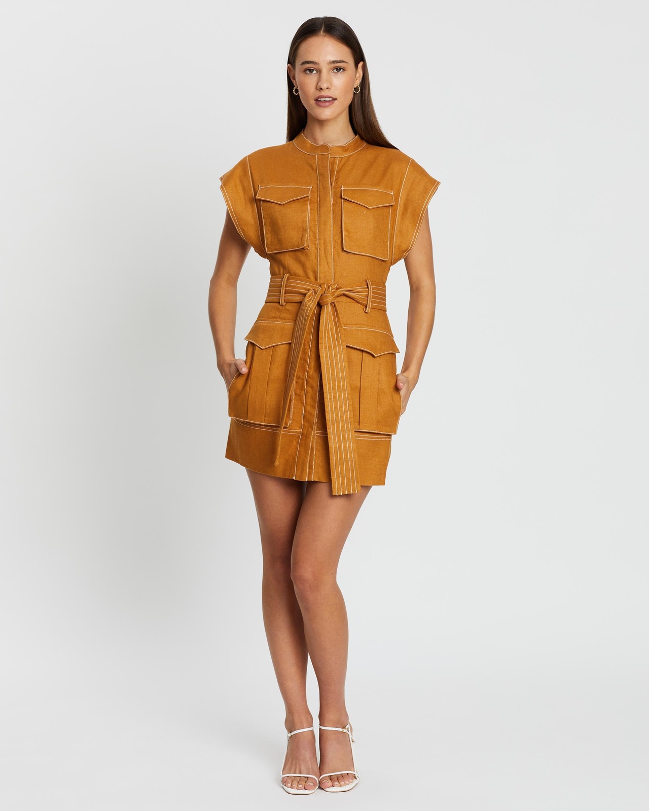 Eames Utility Mini Shirt Dress