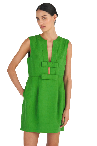 Oroton Bow Short Dress