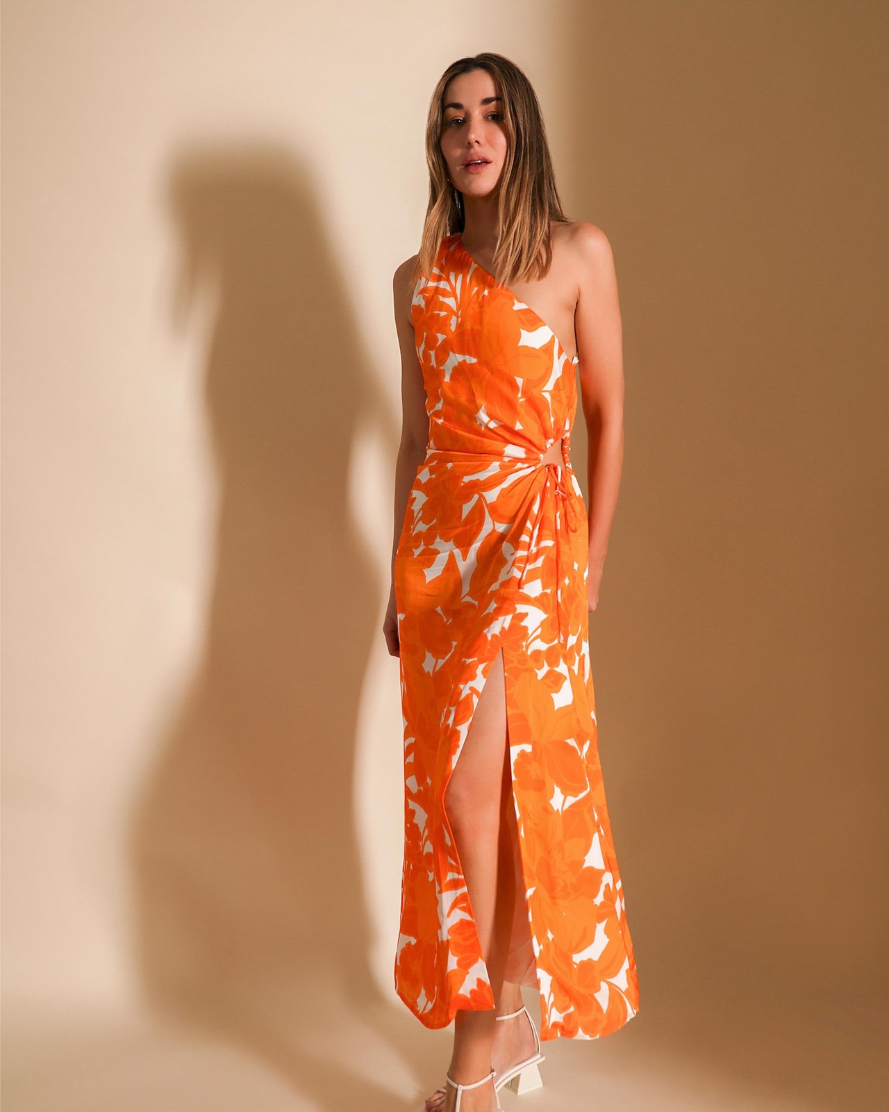 Marigold One Shoulder Dress