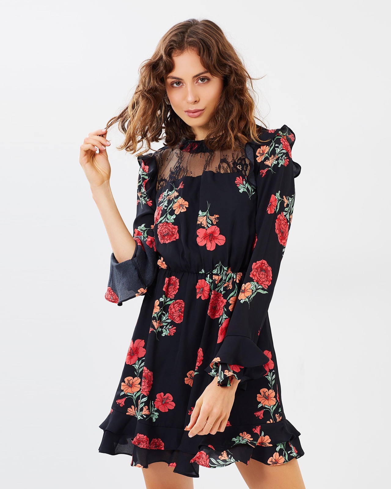 Fifi High Neck Dress