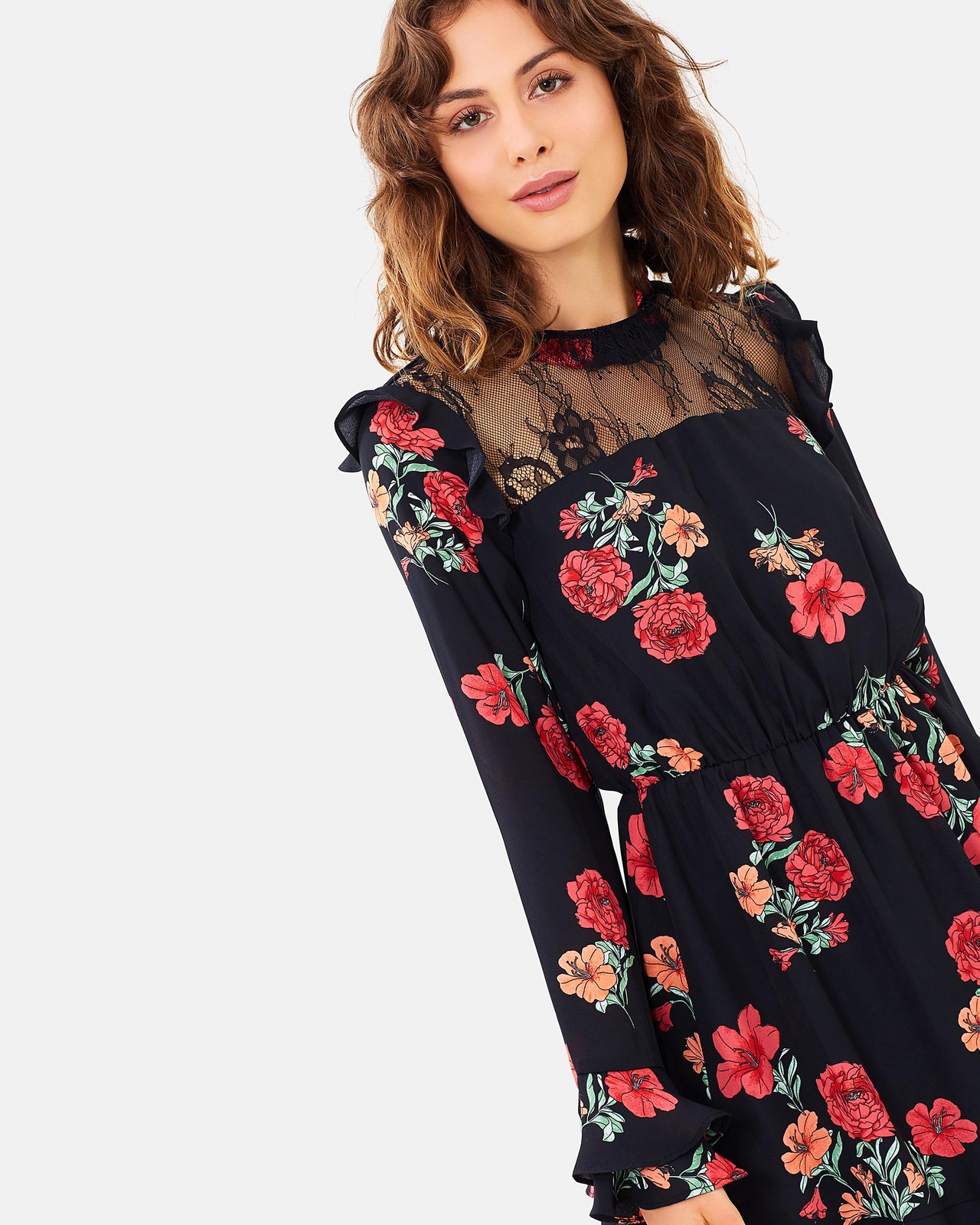 Fifi High Neck Dress