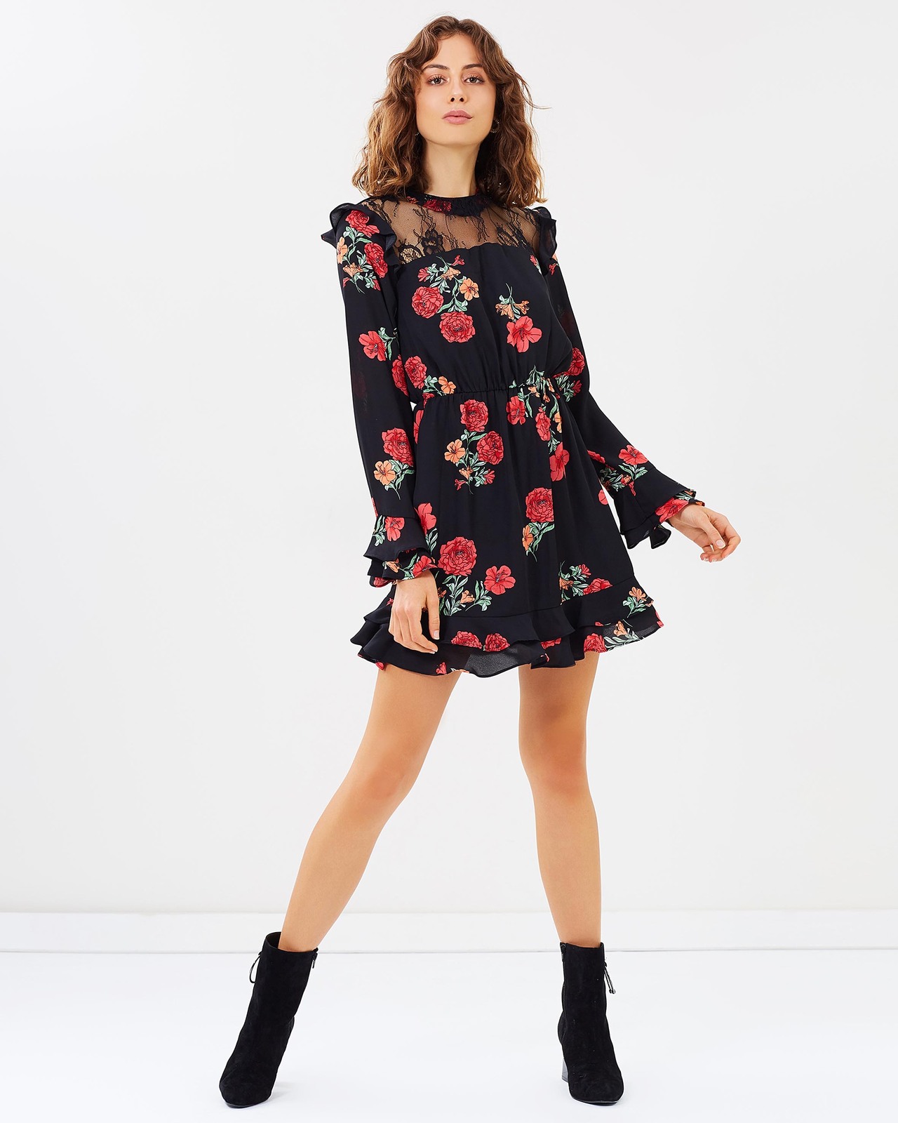 Fifi High Neck Dress