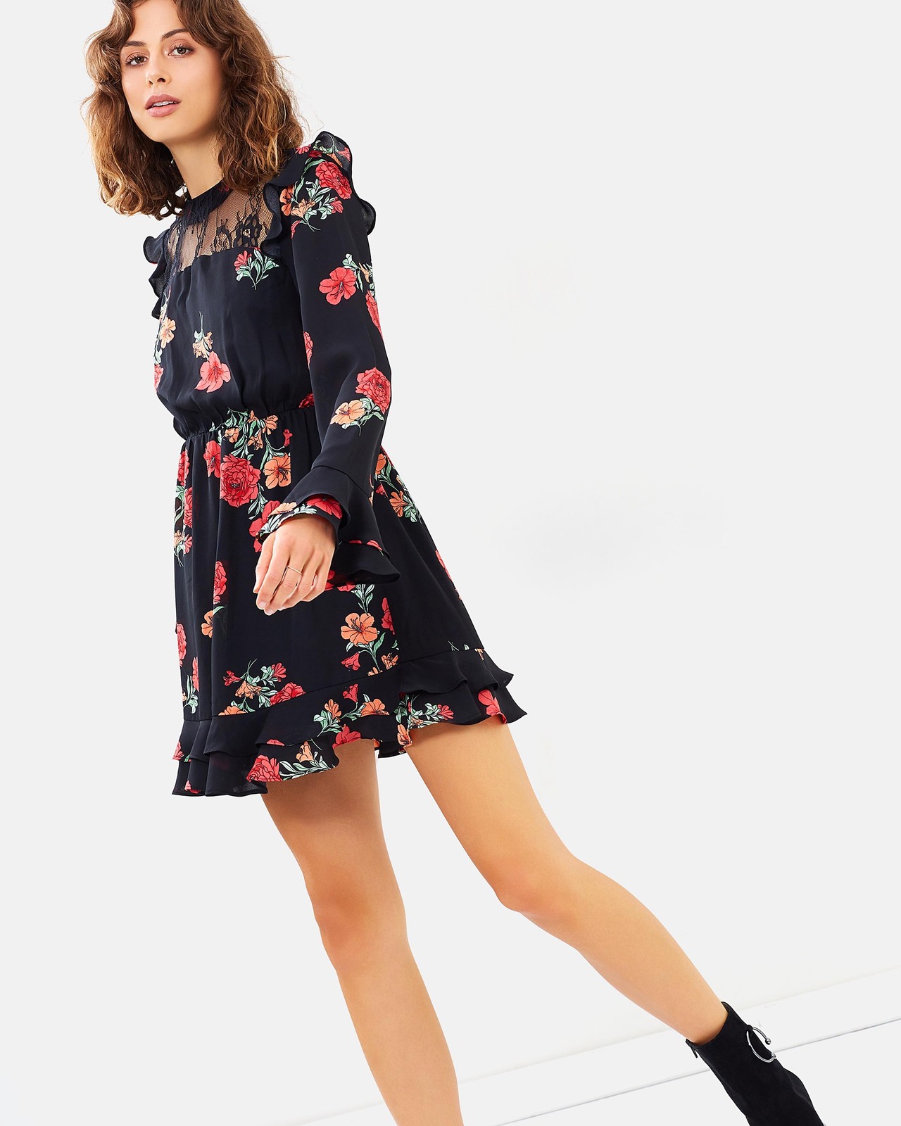 Fifi High Neck Dress