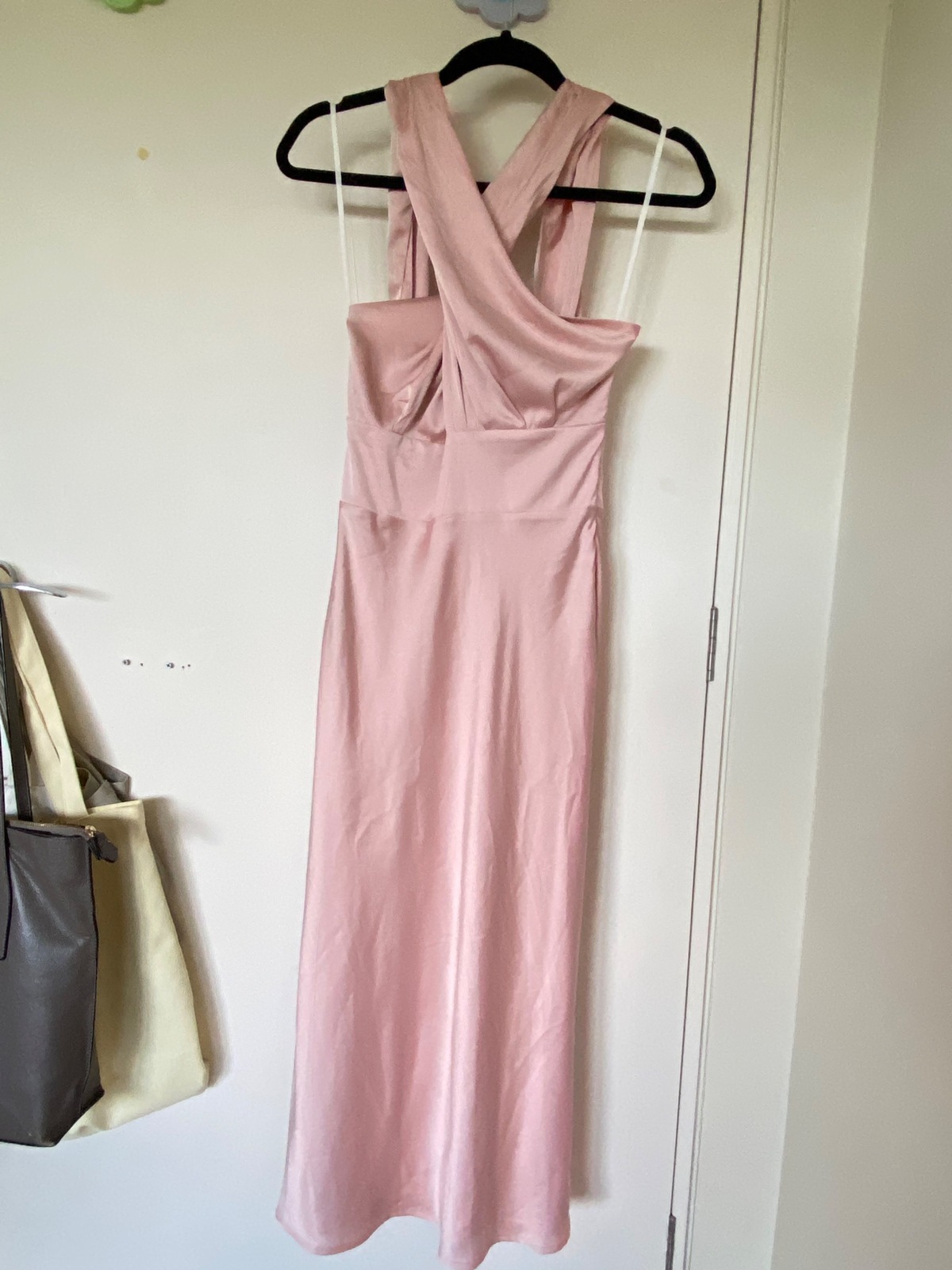 BY JOHNNY. Delilah Knot Neck Midi Dress