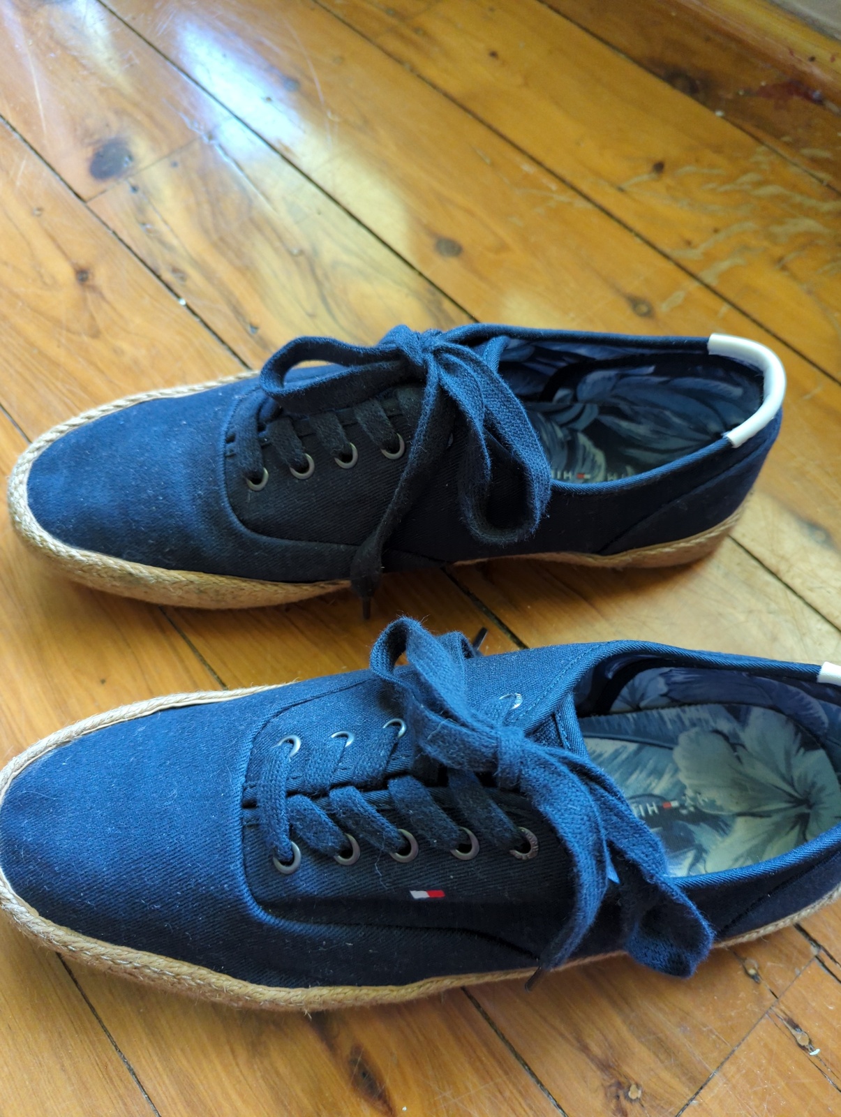 Core Oxford Twill Jute Sneakers