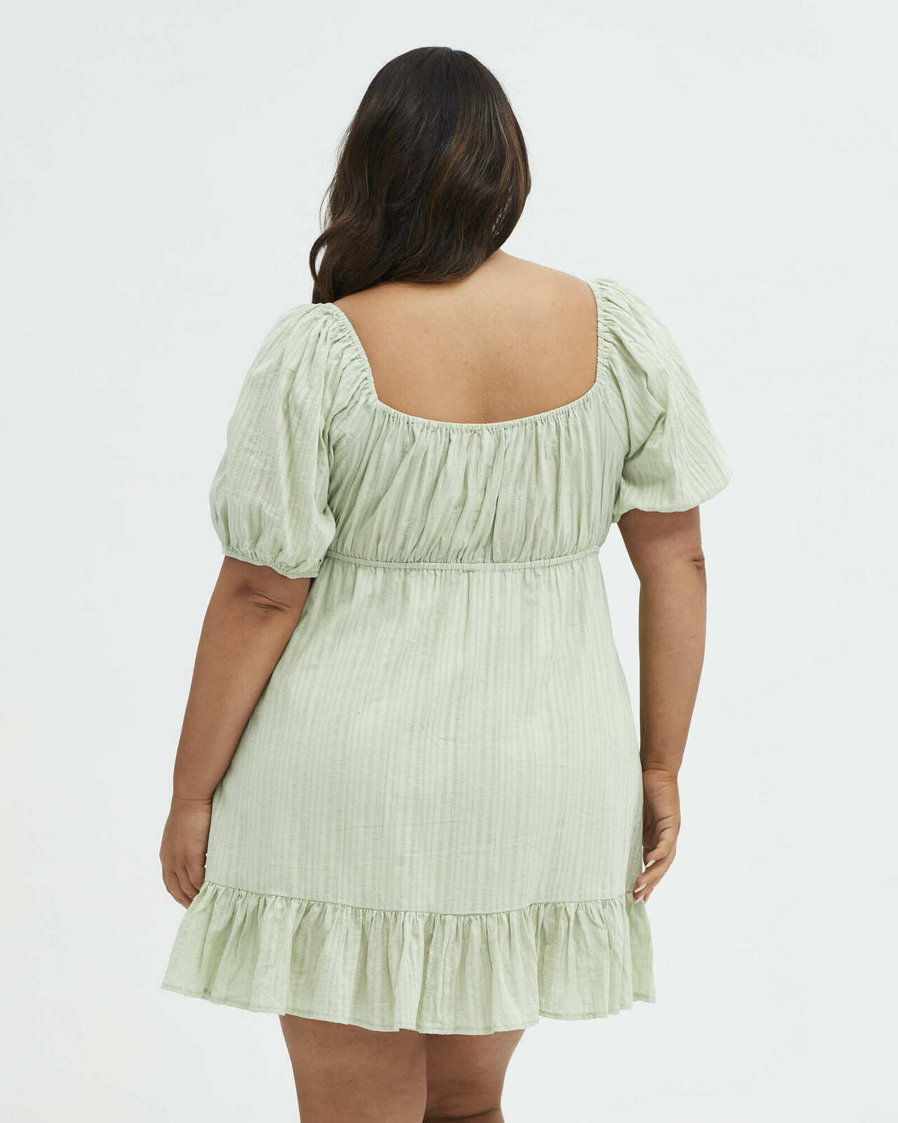 Skater Dress Scoop Neck Short Sleeve Tie