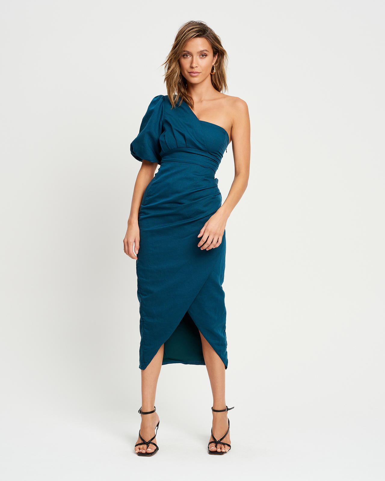 Jagged Midi Dress