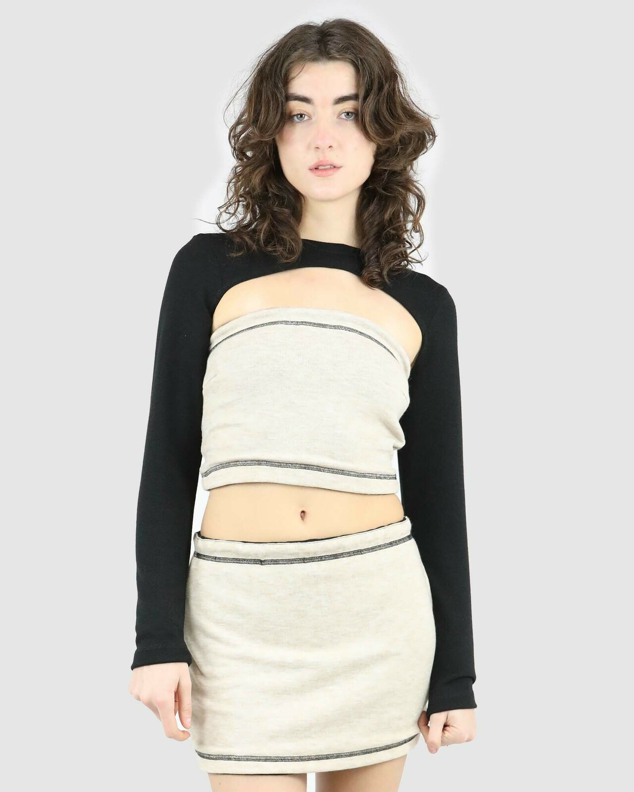 Knit Shrug Bolero: Black