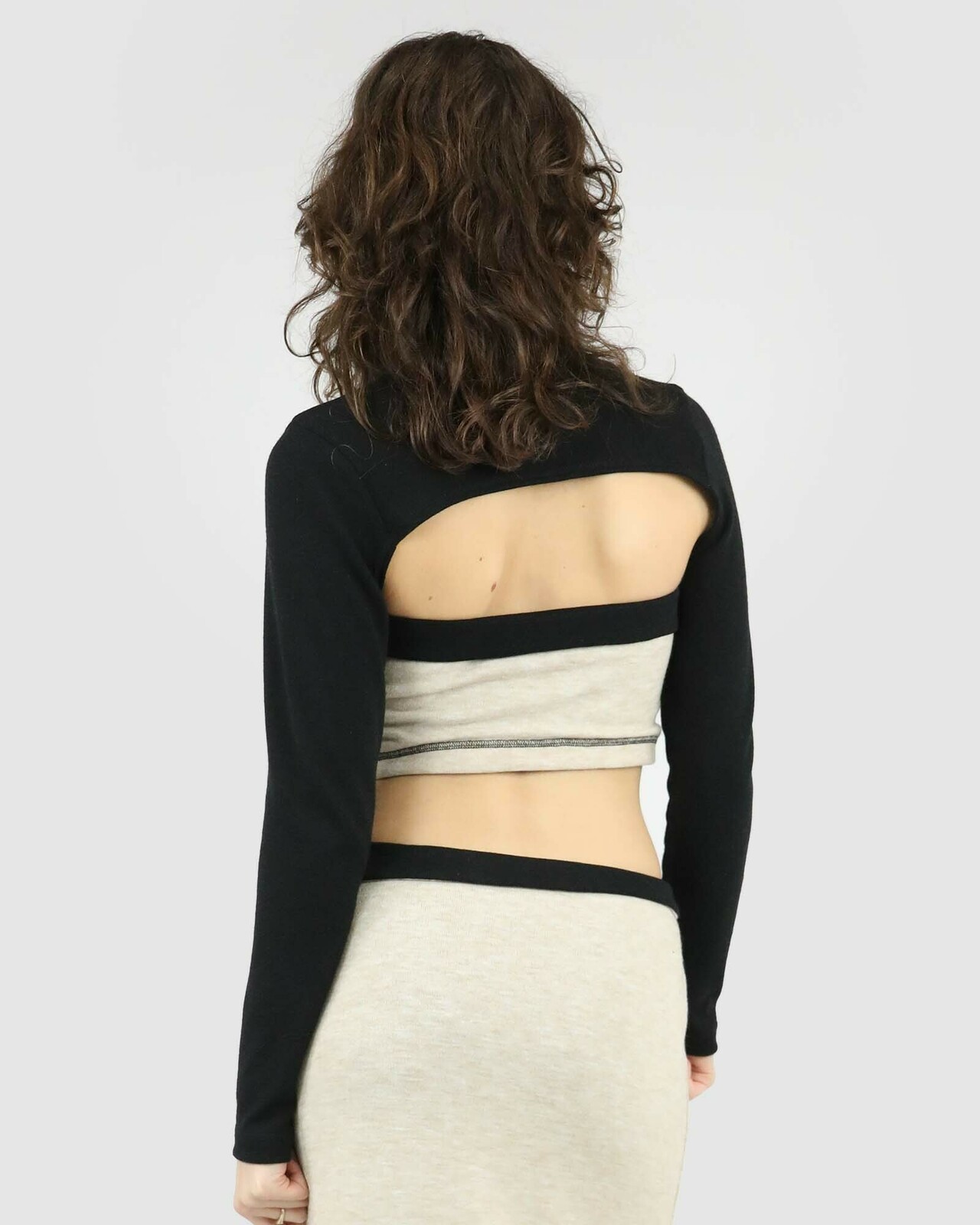 Knit Shrug Bolero: Black