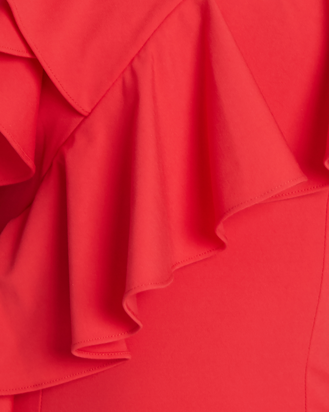 Arusha Frill Cold-Shoulder Dress