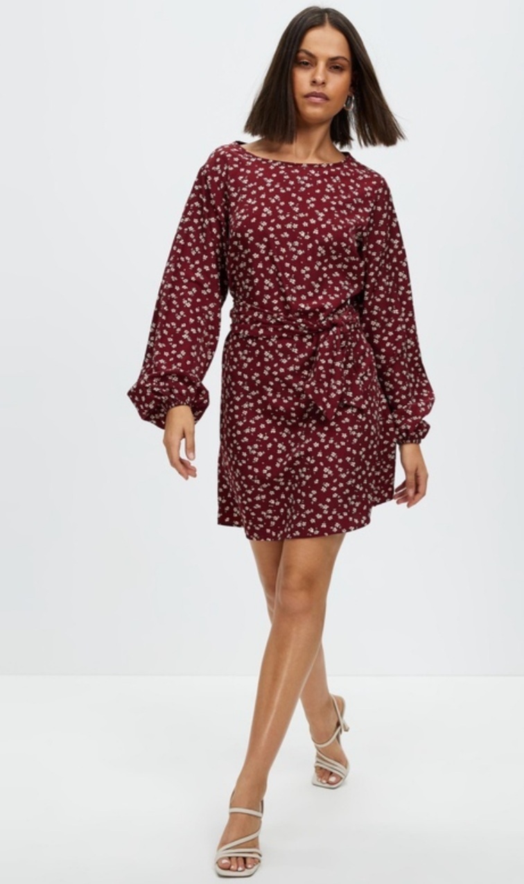 Jolie Tie Mini Dress