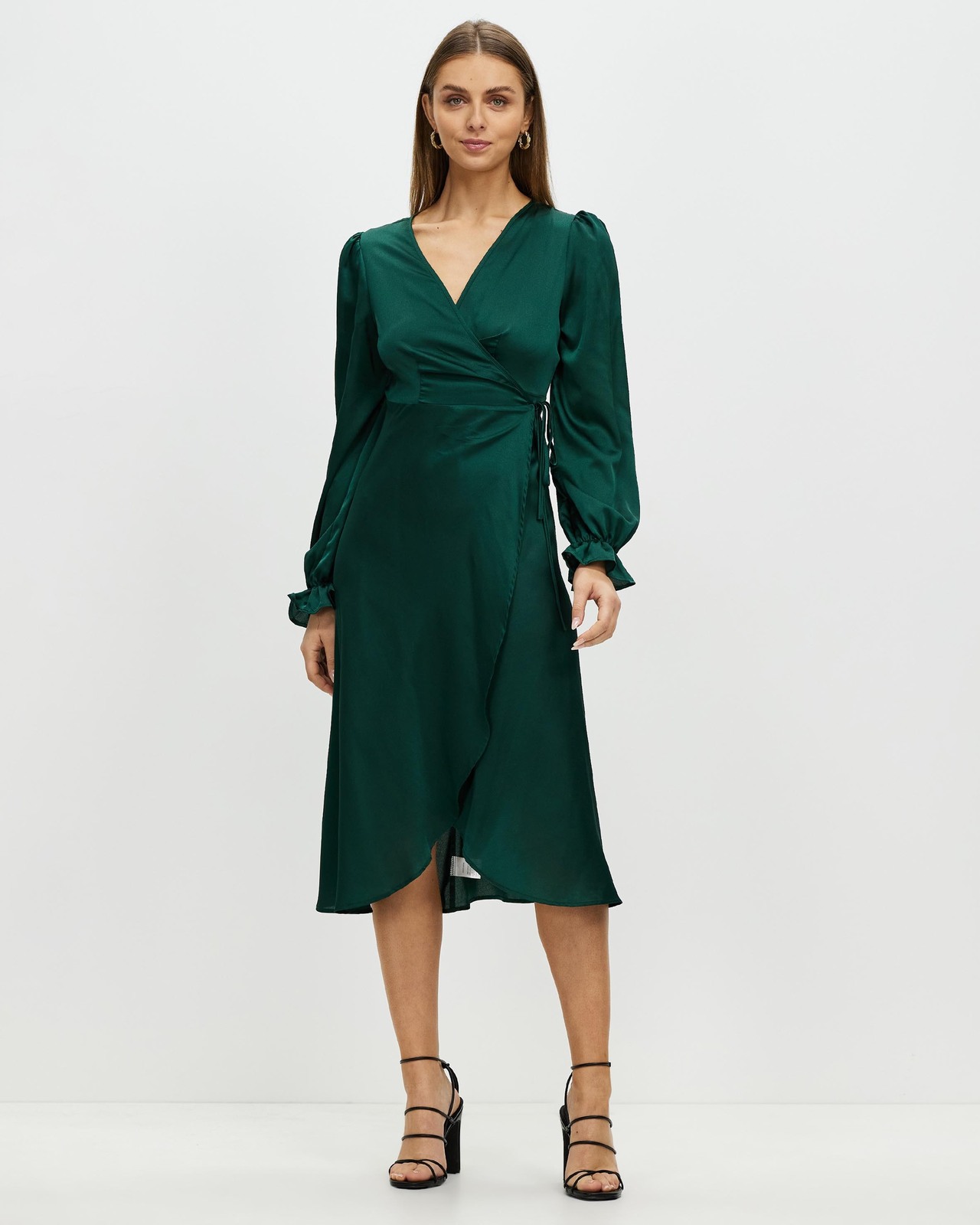 Becca Wrap Midi Dress