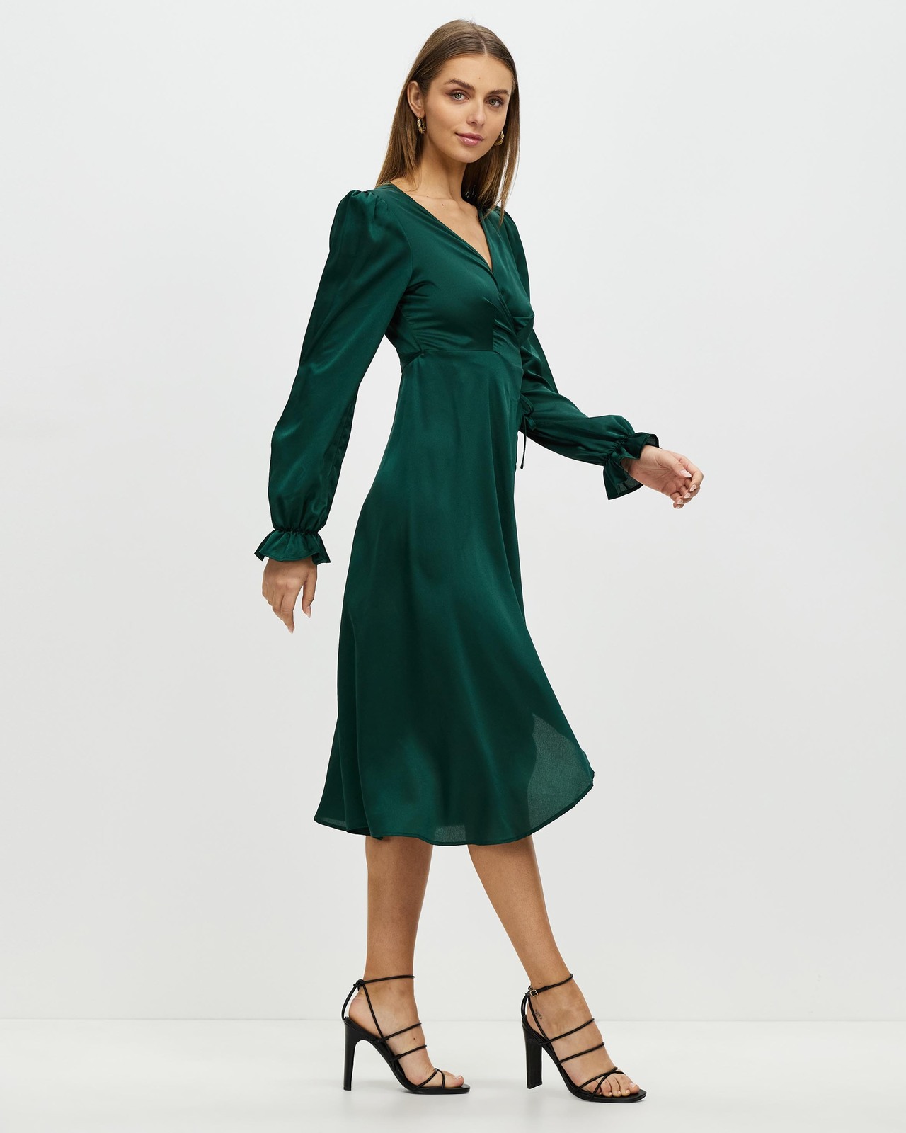 Becca Wrap Midi Dress