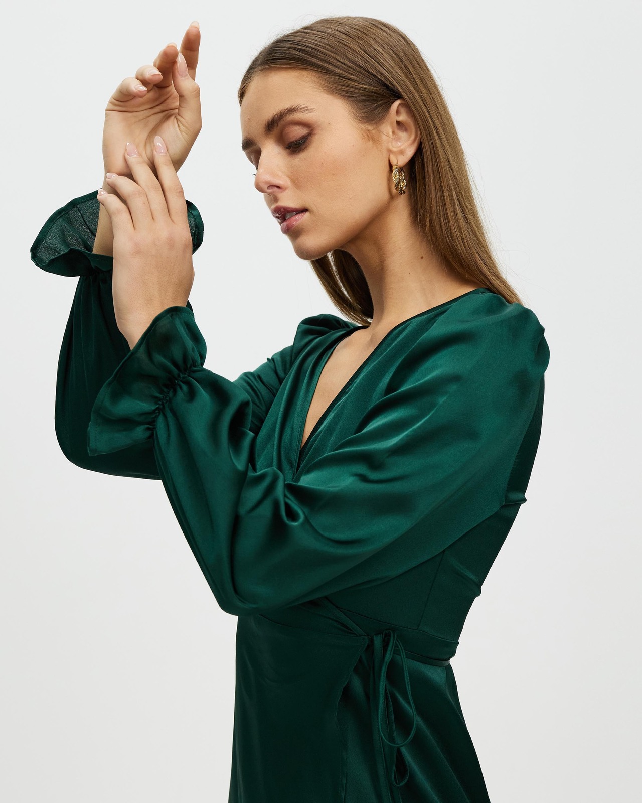 Becca Wrap Midi Dress