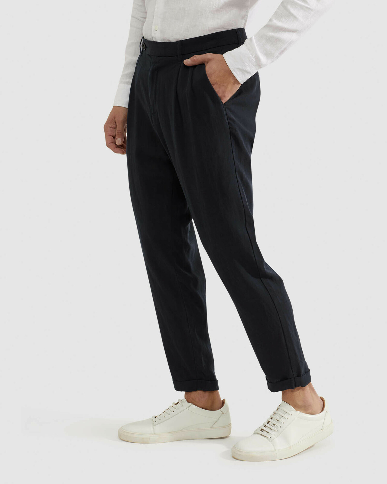 Garrad Tencel Linen Casual Trousers