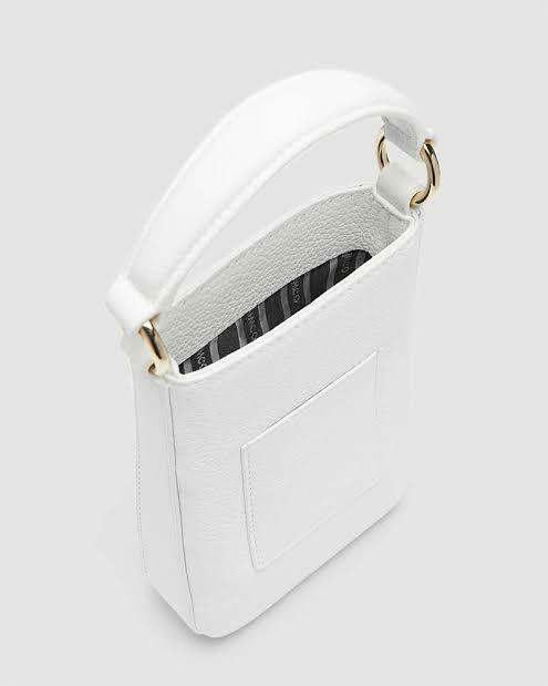 White phone bag mimco
