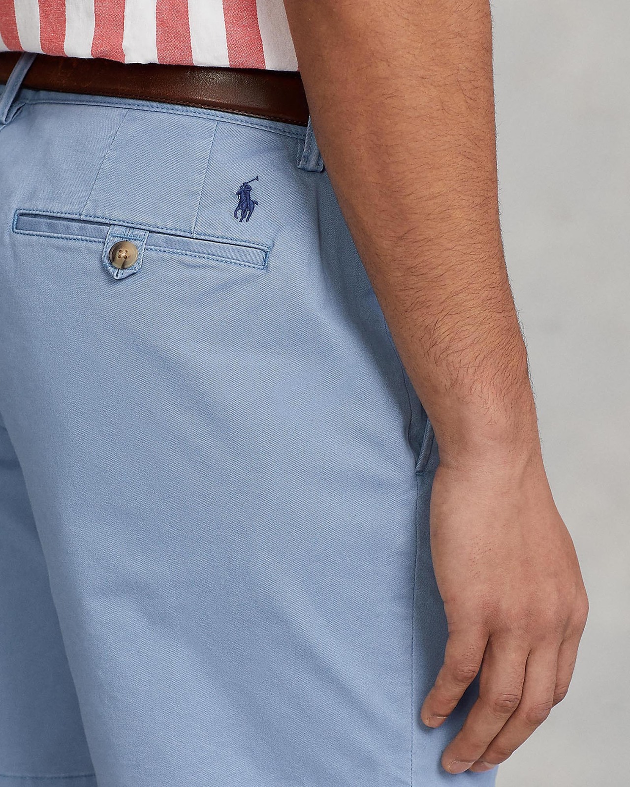 8-Inch Stretch Straight Fit Chino Shorts