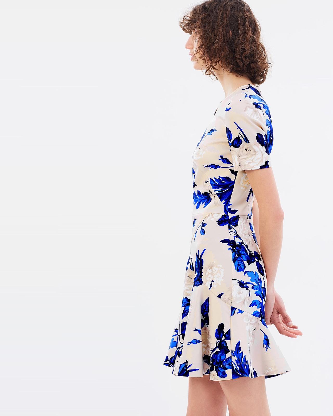 Watercolour Scuba Mini Dress