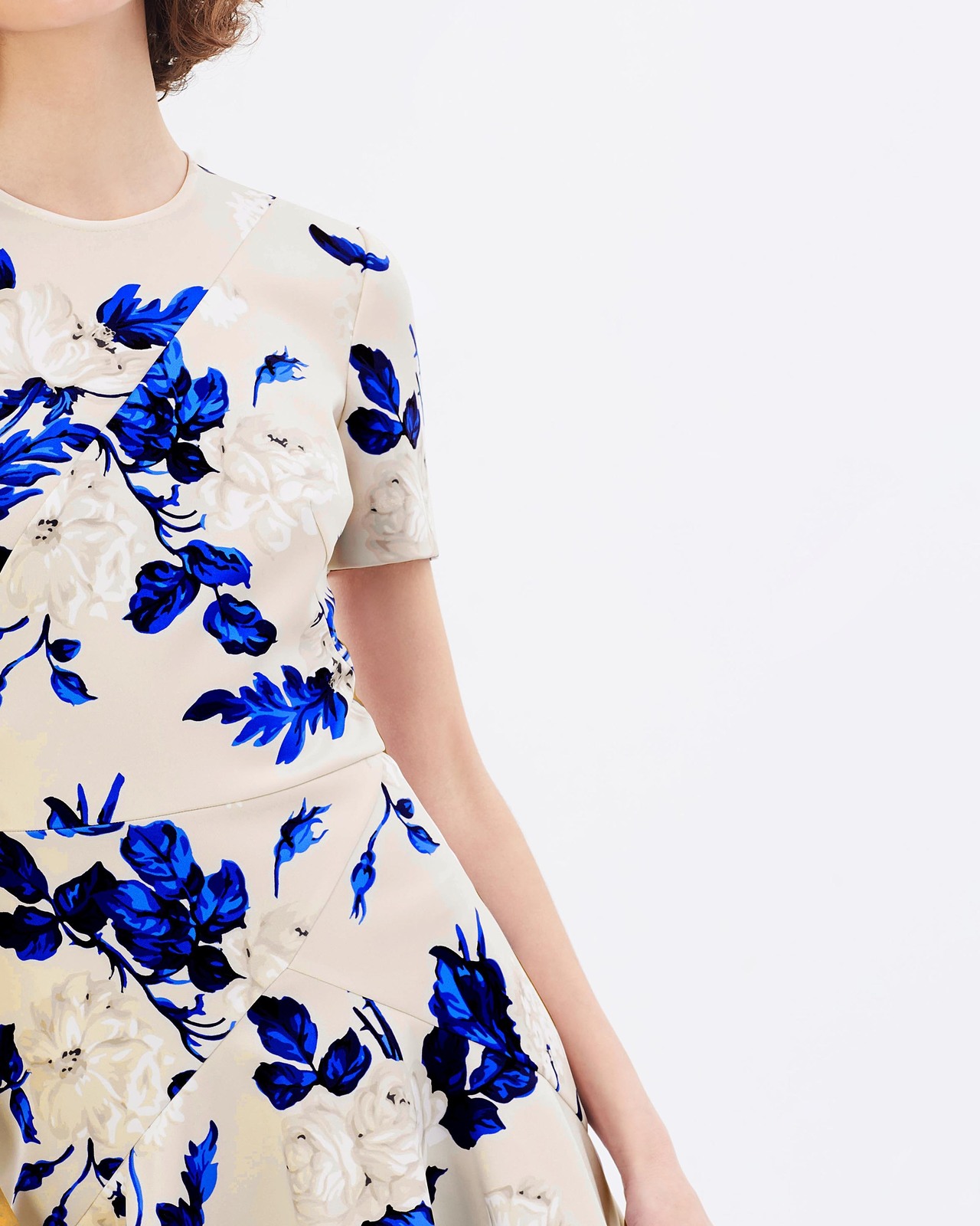 Watercolour Scuba Mini Dress
