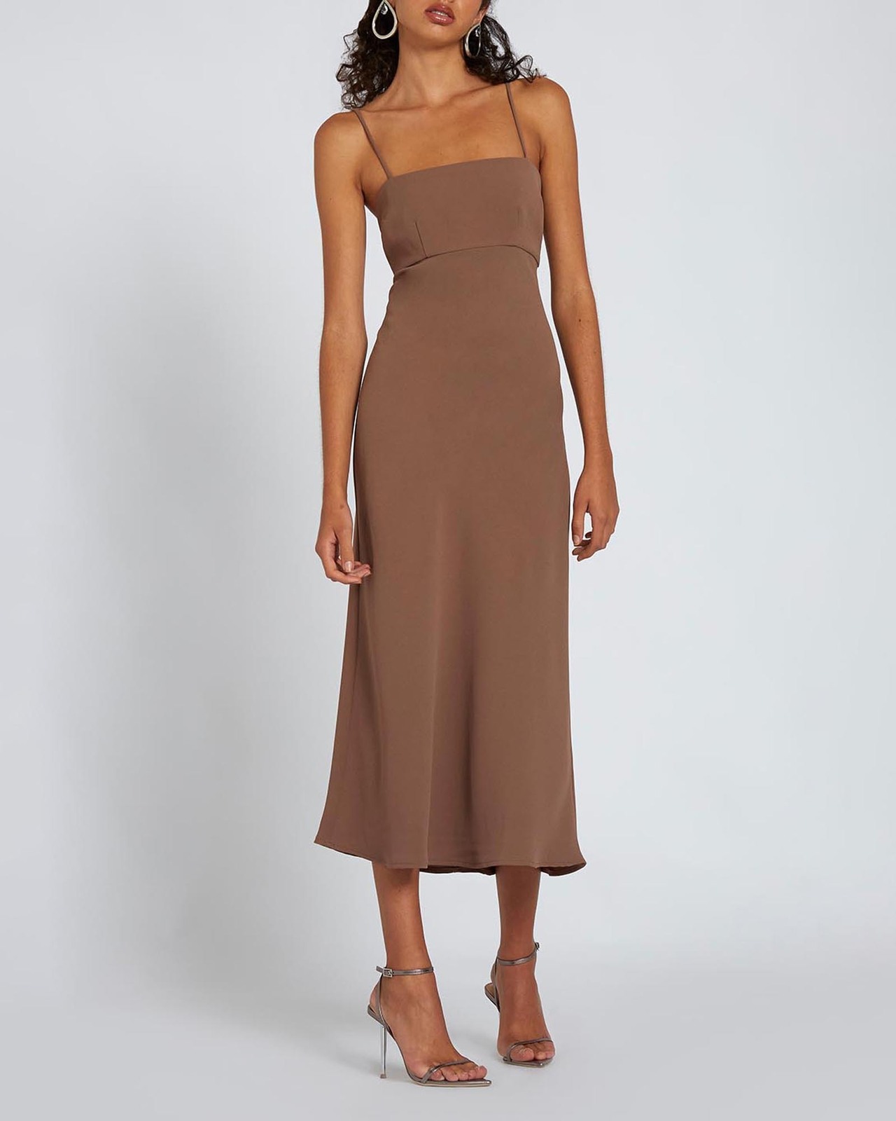 Fall Bias Midi Dress