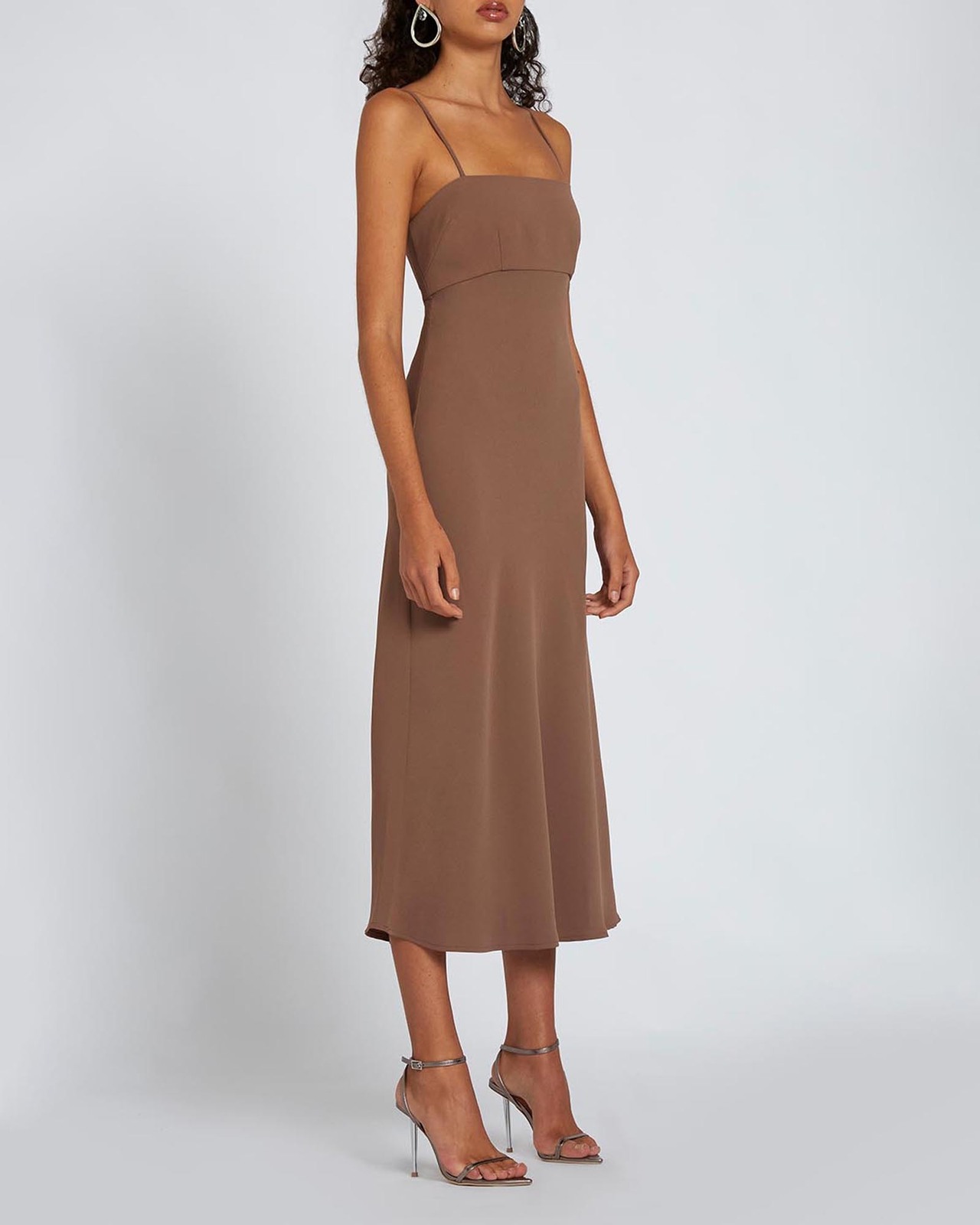 Fall Bias Midi Dress