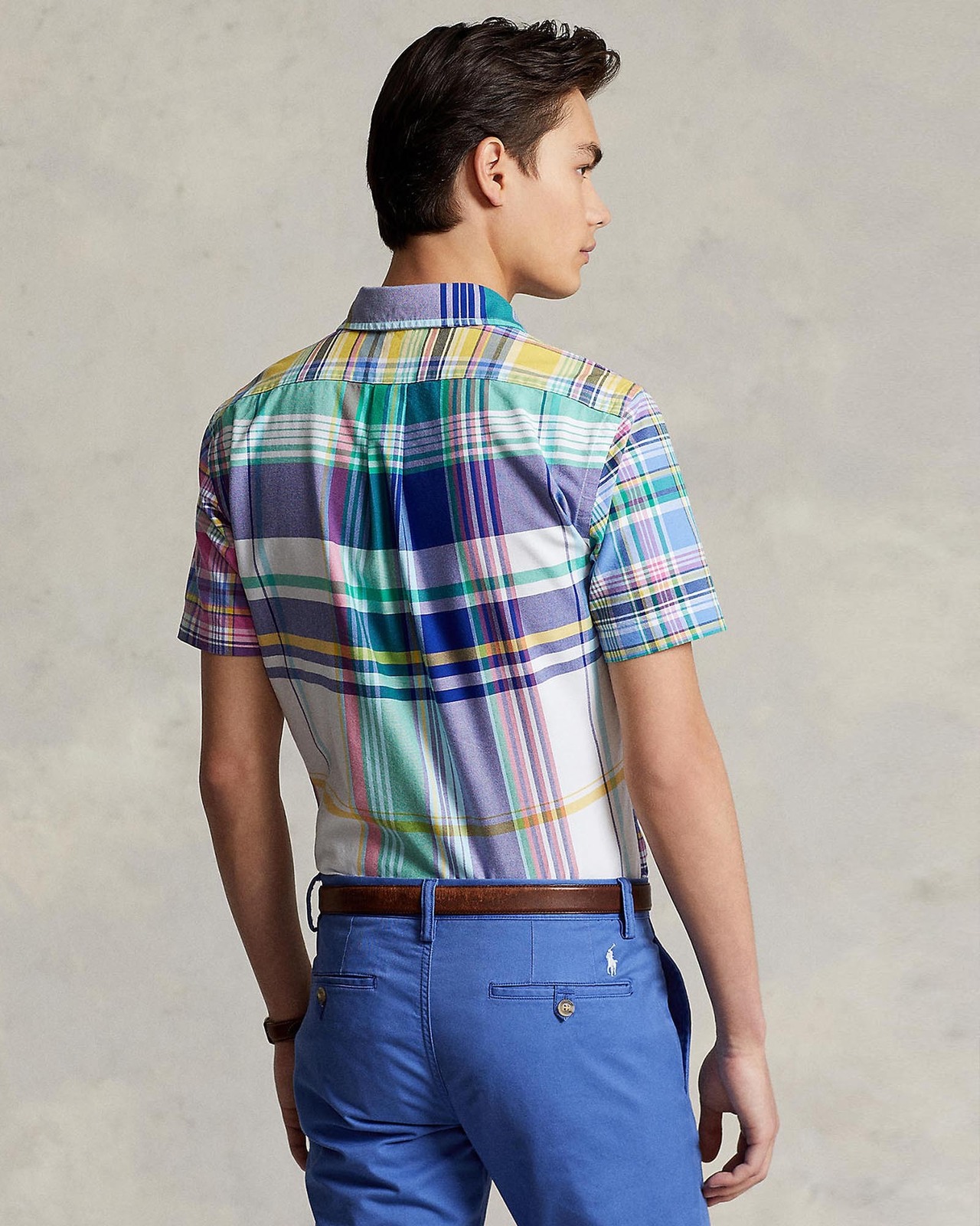 Custom Fit Plaid Oxford Fun Shirt