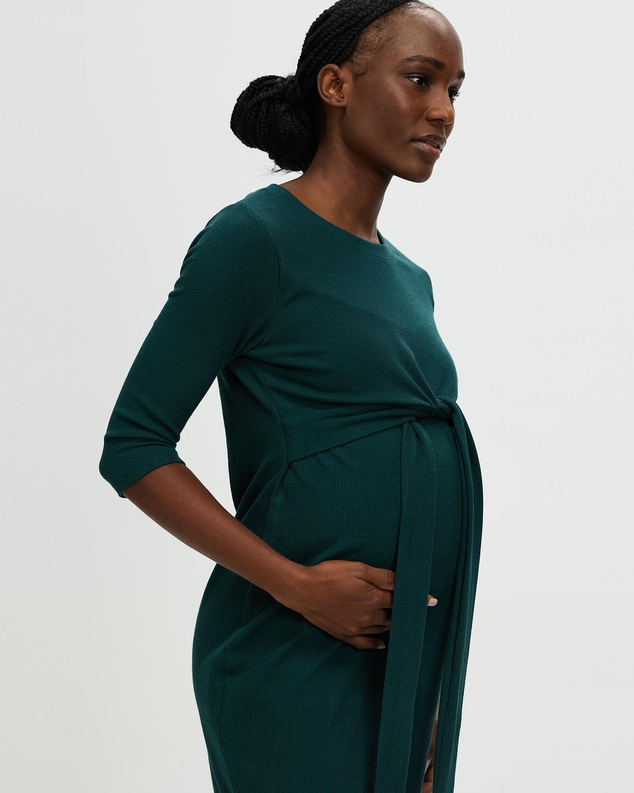 Maternity and Nursing Tie Knot Dress