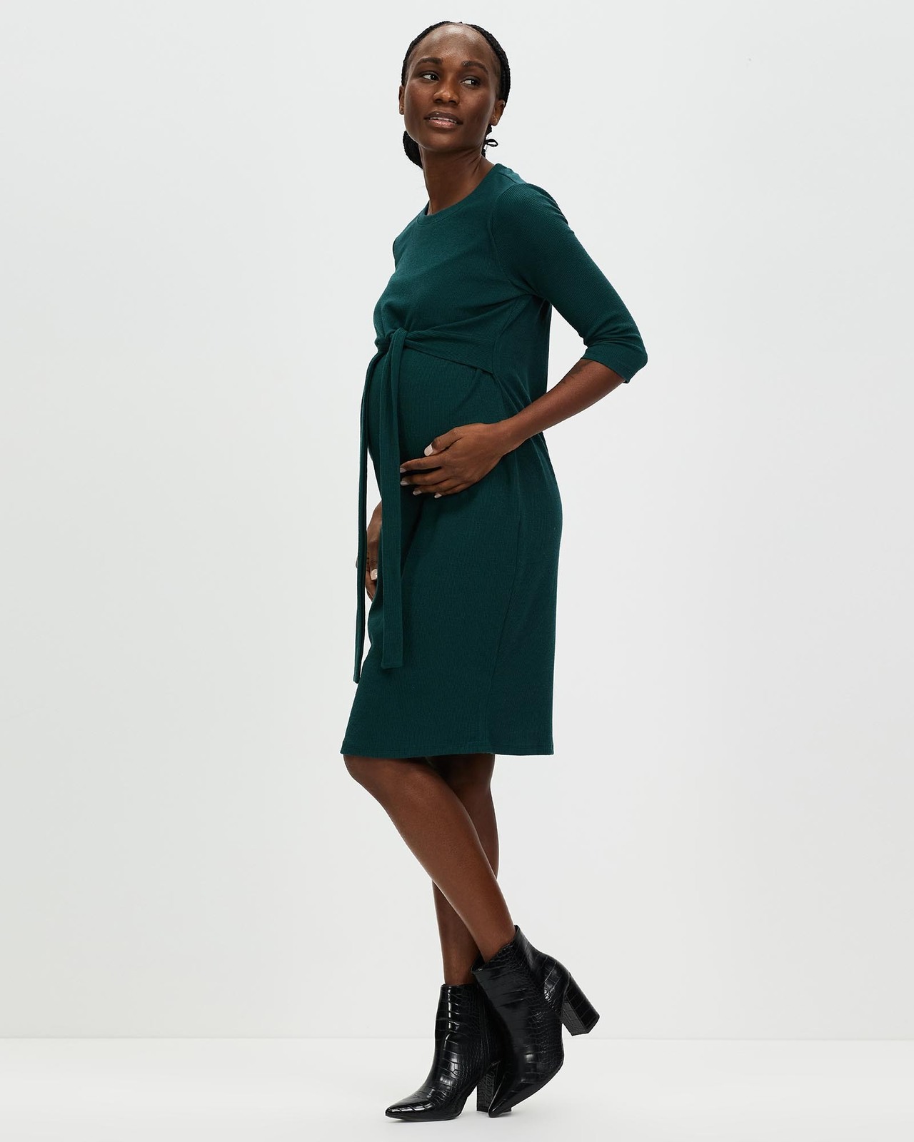 Maternity and Nursing Tie Knot Dress