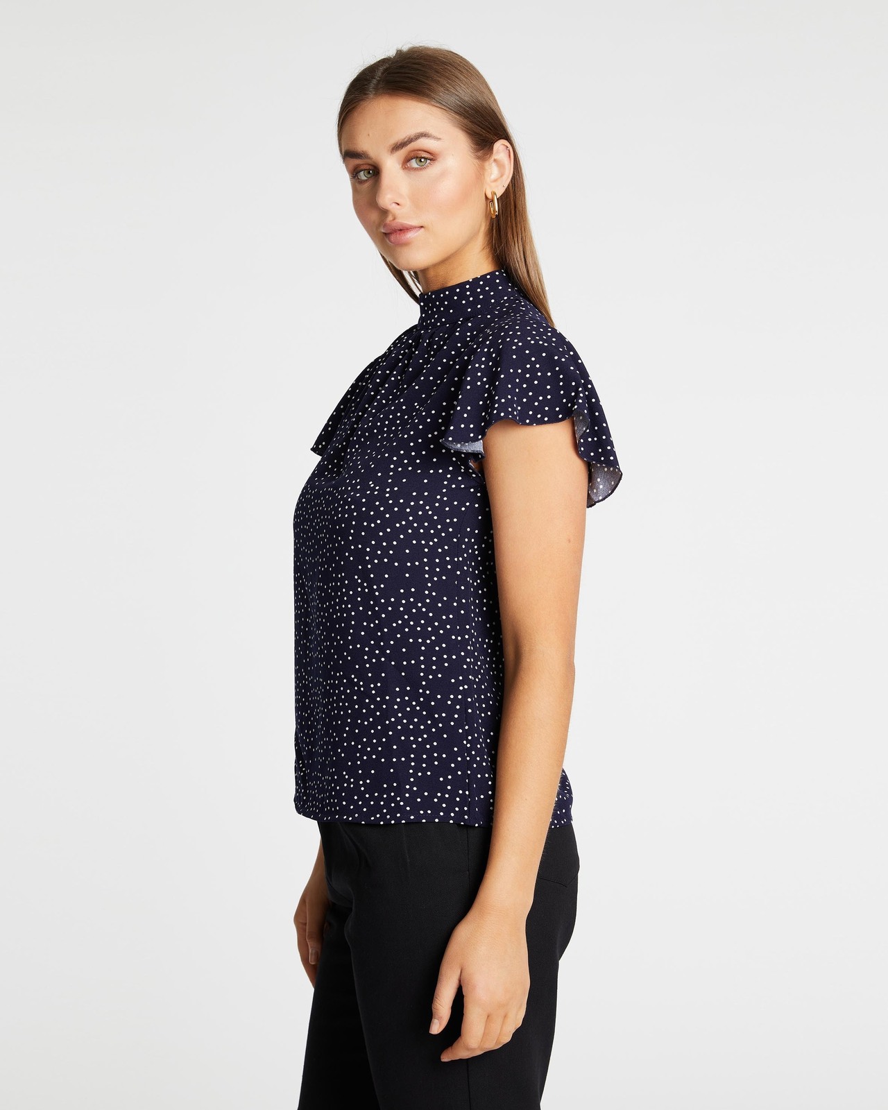 Fia Flutter Sleeve Blouse