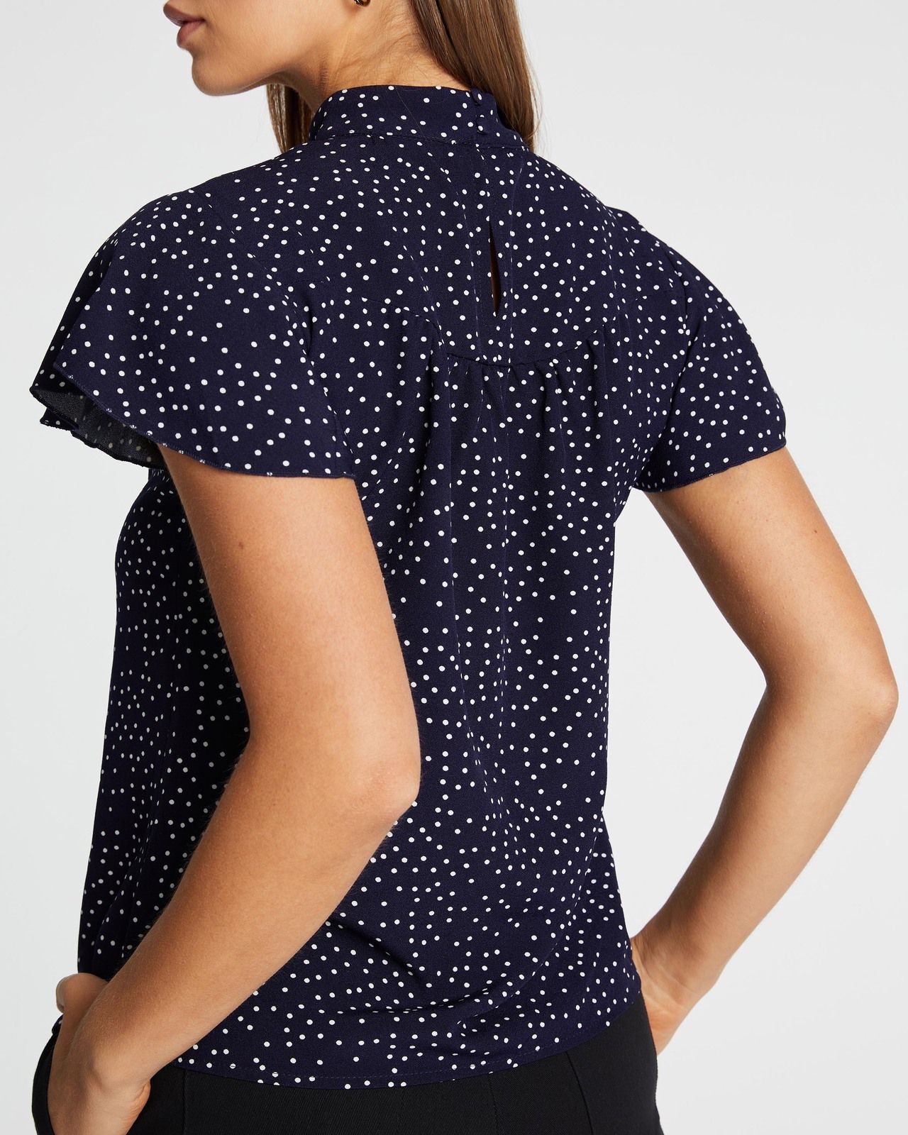 Fia Flutter Sleeve Blouse