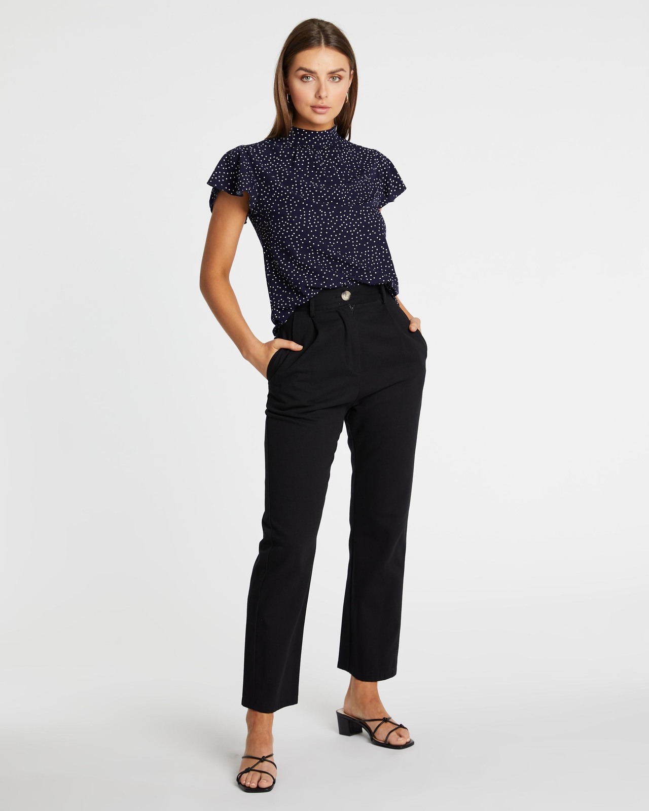 Fia Flutter Sleeve Blouse