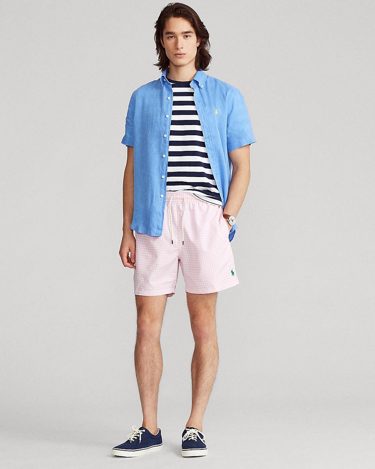 Linen Short Sleeve Sport Shirt