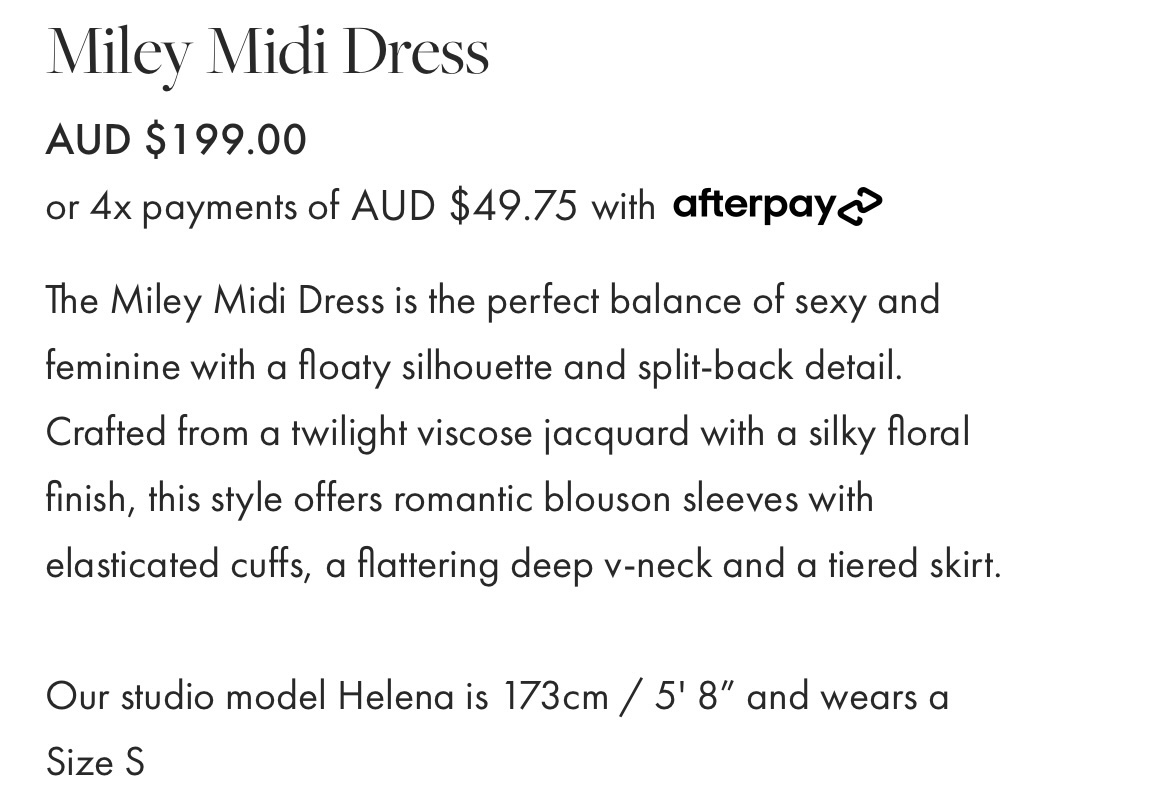 Miley Midi Dress