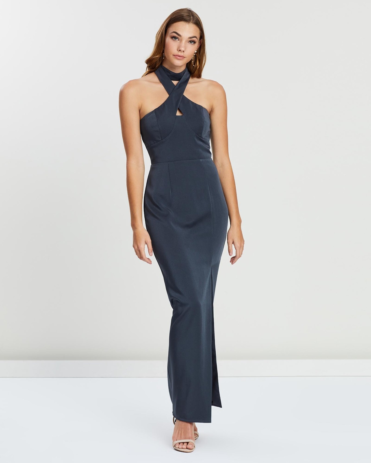 Aurora Keyhole Bodice Maxi Dress