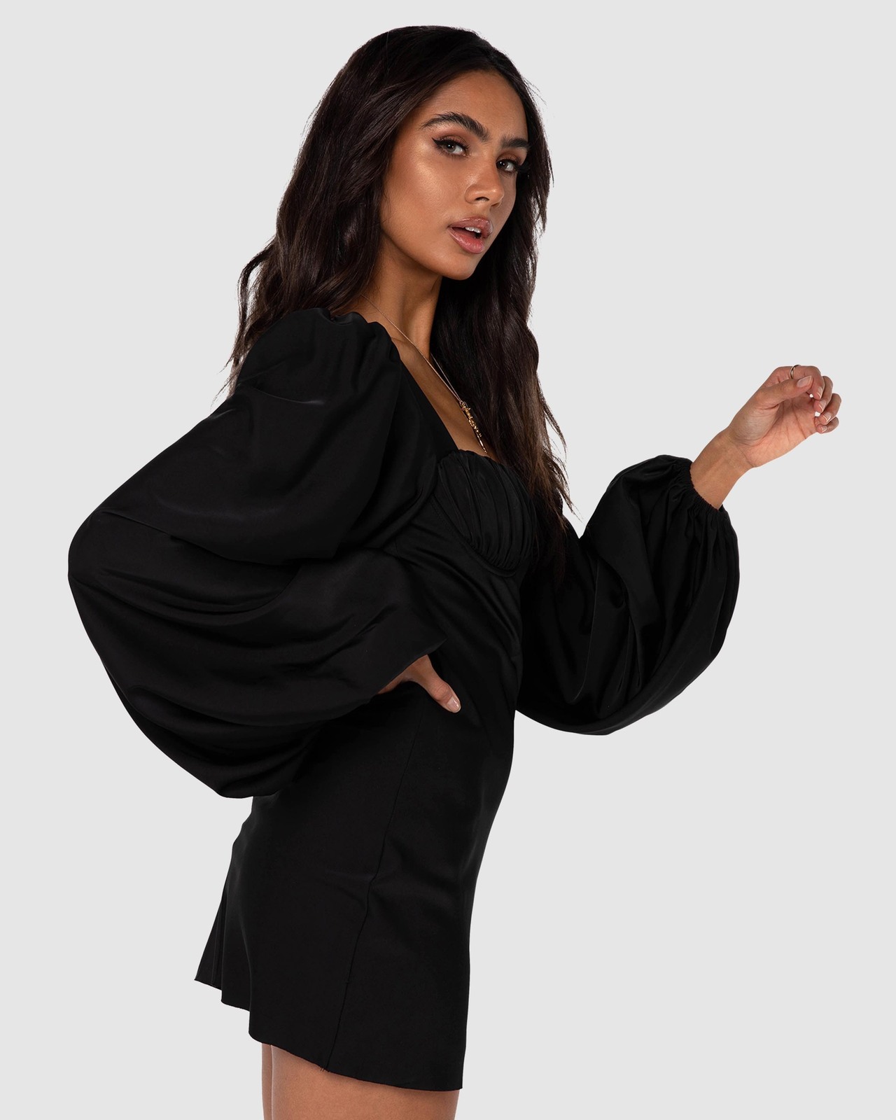 luca mini dress The Good Journey Fringe Trim Mini Dress