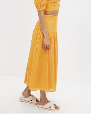 AERE Drop waits midi skirt - AirRobe