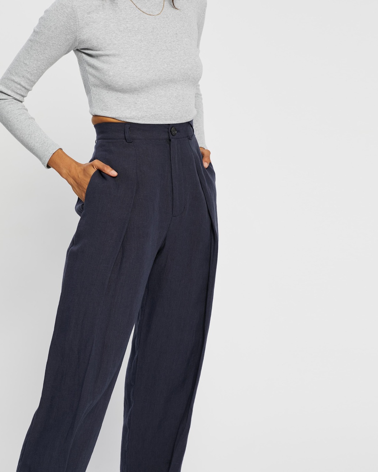 Pleat Front Pants