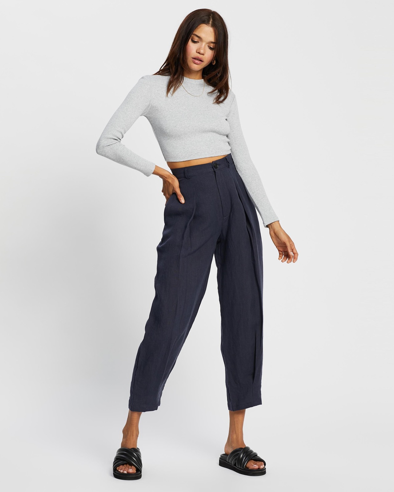 Pleat Front Pants