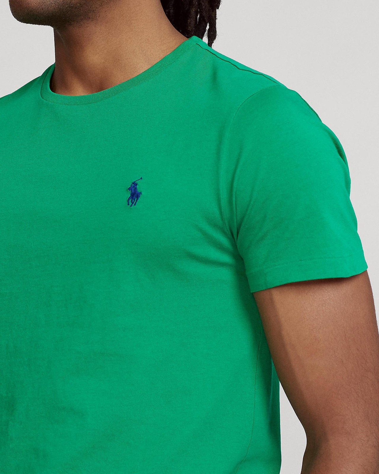 Custom Slim Fit Jersey Crew Neck T-Shirt