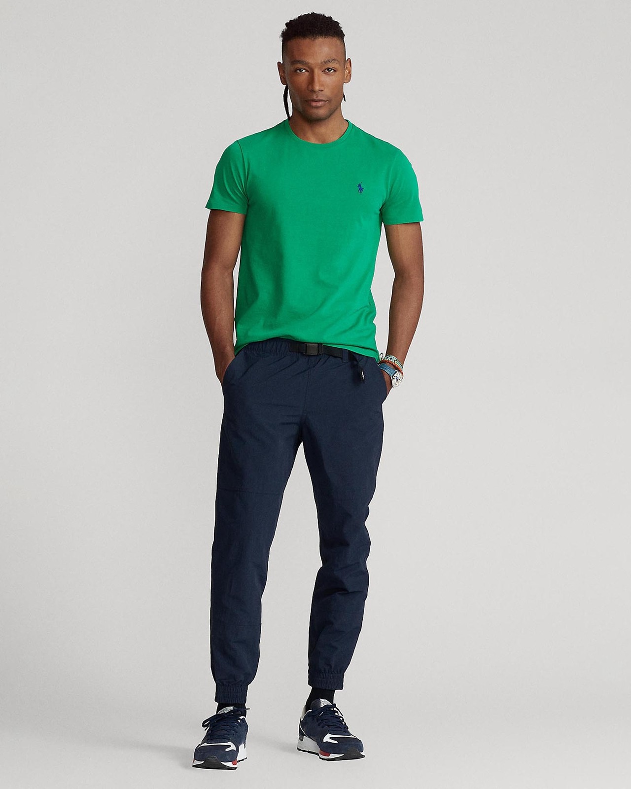 Custom Slim Fit Jersey Crew Neck T-Shirt