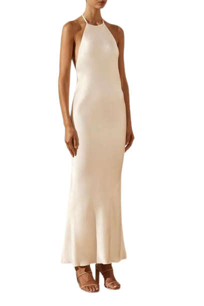 Shona Joy LA LUNE LOW BACK HALTER NECK - AirRobe